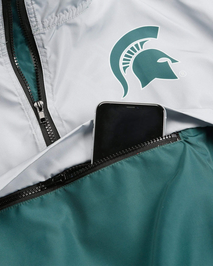 Michigan State Spartans Womens Winning Play Windbreaker FOCO - FOCO.com