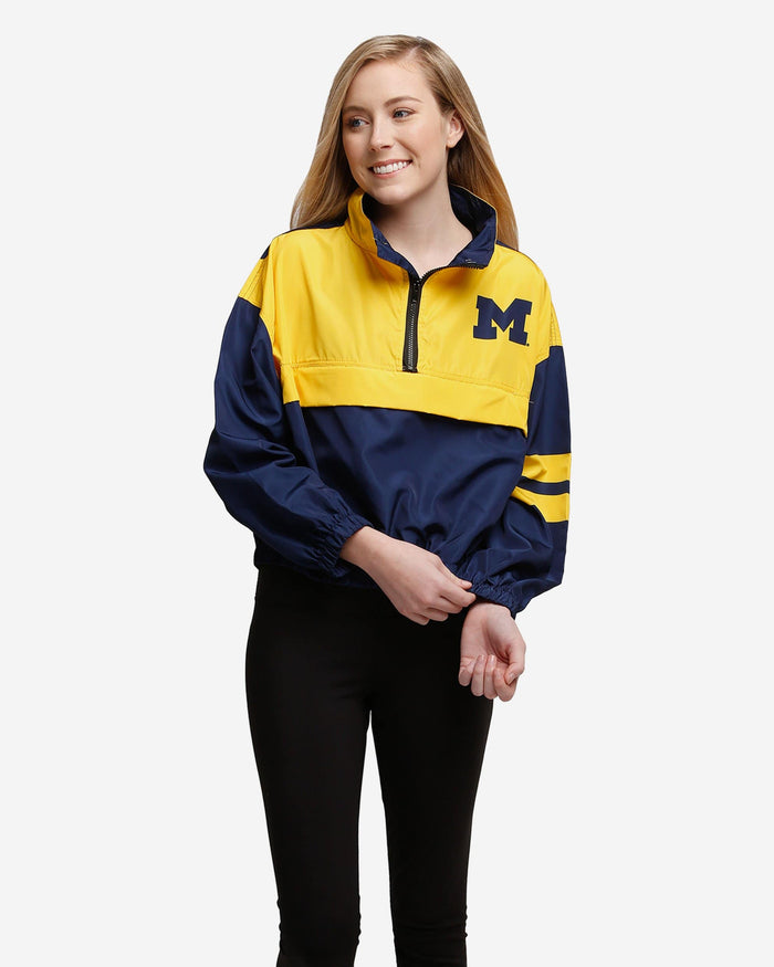 Michigan Wolverines Womens Winning Play Windbreaker FOCO S - FOCO.com