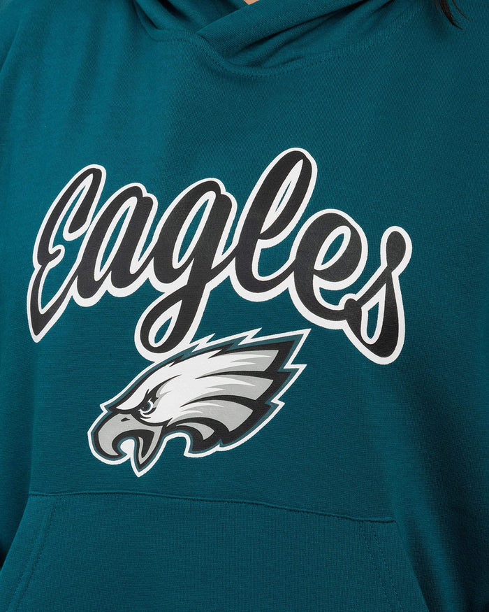 Philadelphia Eagles Womens Solid Oversized Hoodie FOCO - FOCO.com