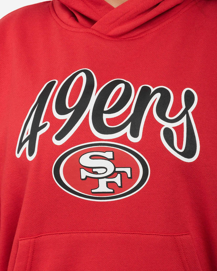 San Francisco 49ers Womens Solid Oversized Hoodie FOCO - FOCO.com