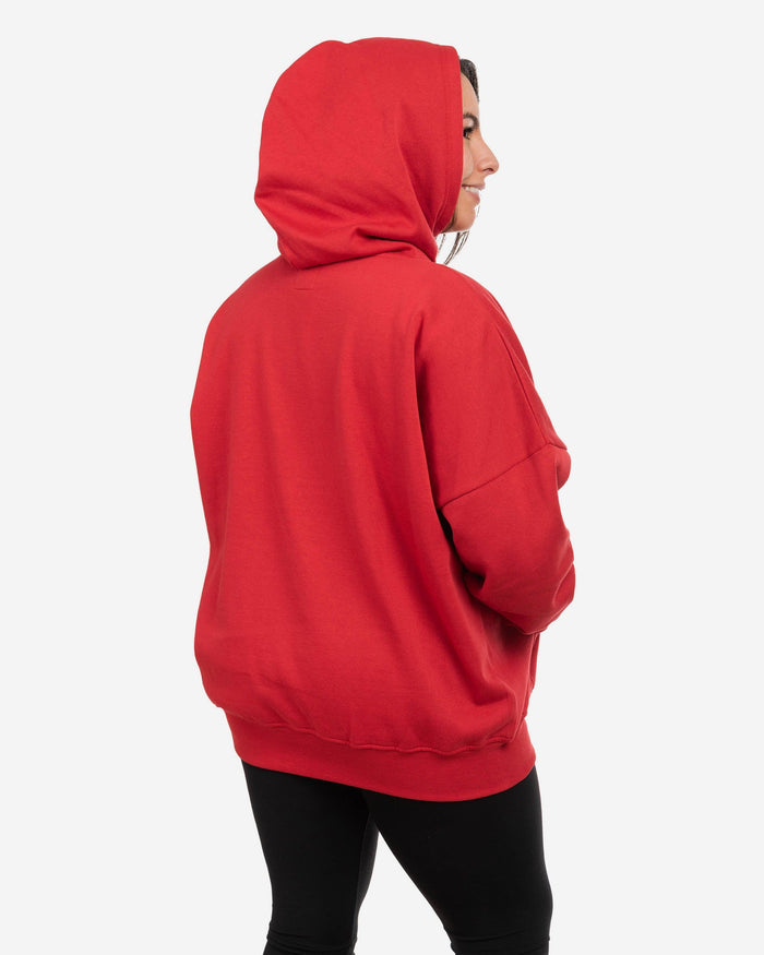San Francisco 49ers Womens Solid Oversized Hoodie FOCO - FOCO.com