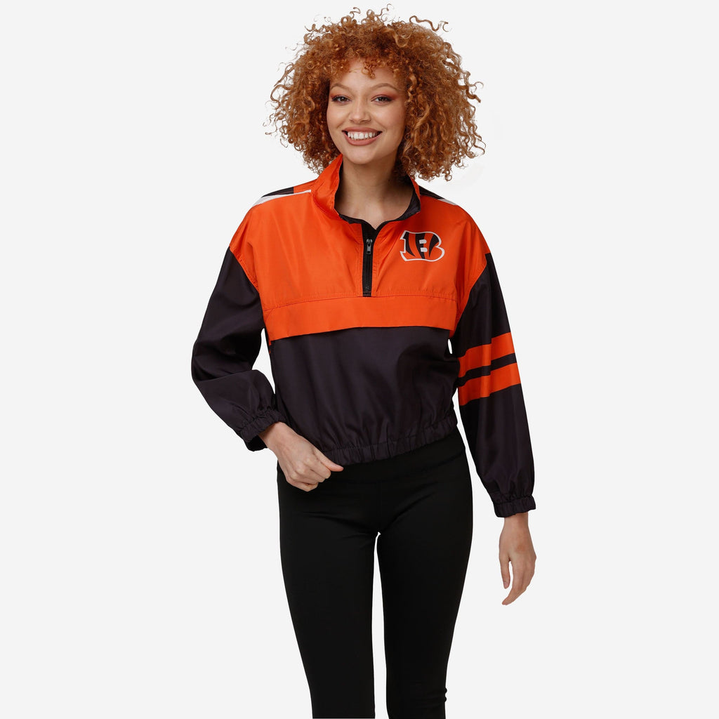 Cincinnati Bengals Womens Winning Play Windbreaker FOCO S - FOCO.com