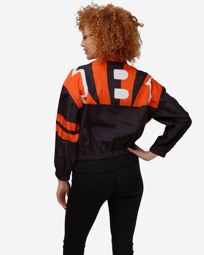 Cincinnati Bengals Womens Winning Play Windbreaker FOCO - FOCO.com