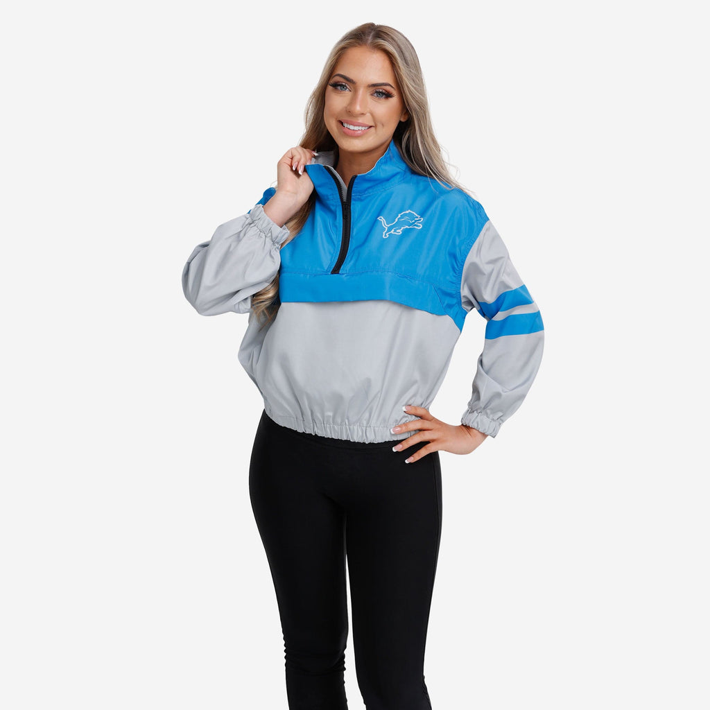 Detroit Lions Womens Winning Play Windbreaker FOCO S - FOCO.com