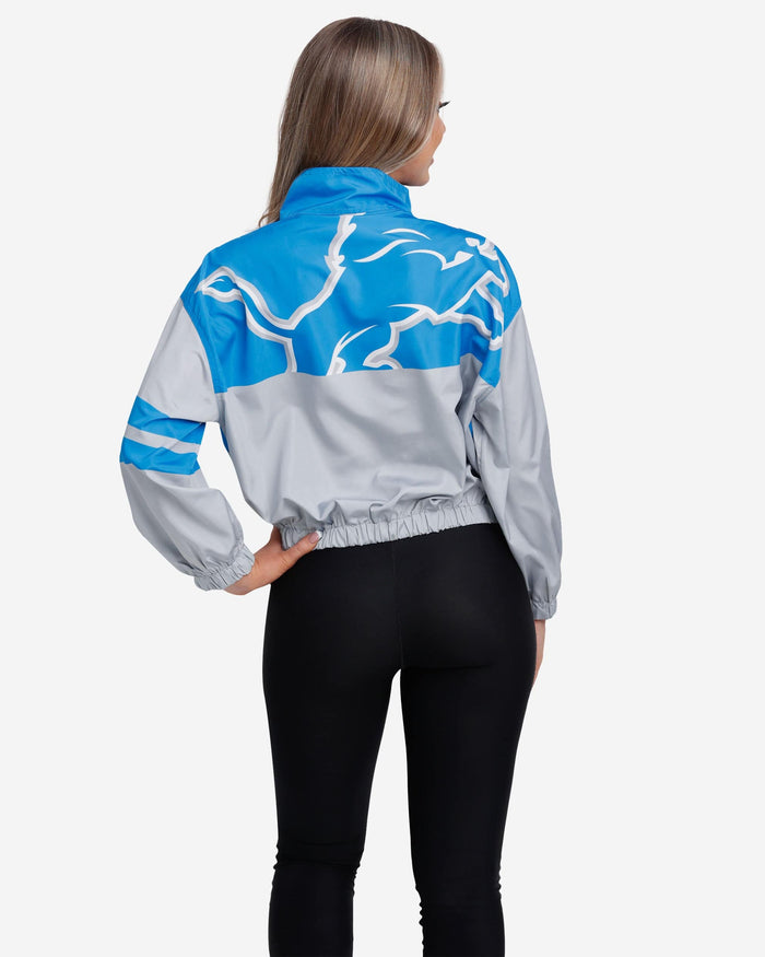 Detroit Lions Womens Winning Play Windbreaker FOCO - FOCO.com