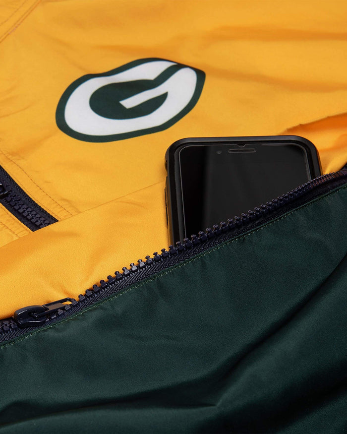 Green Bay Packers Womens Winning Play Windbreaker FOCO - FOCO.com