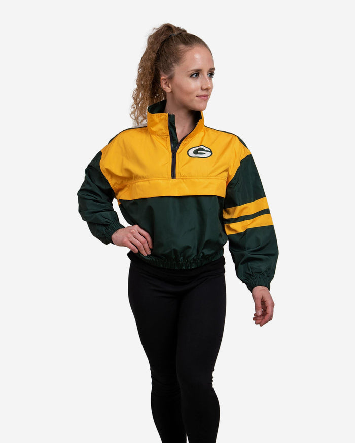 Green Bay Packers Womens Winning Play Windbreaker FOCO S - FOCO.com