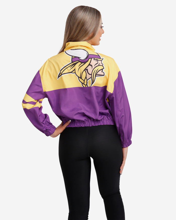 Minnesota Vikings Womens Winning Play Windbreaker FOCO - FOCO.com