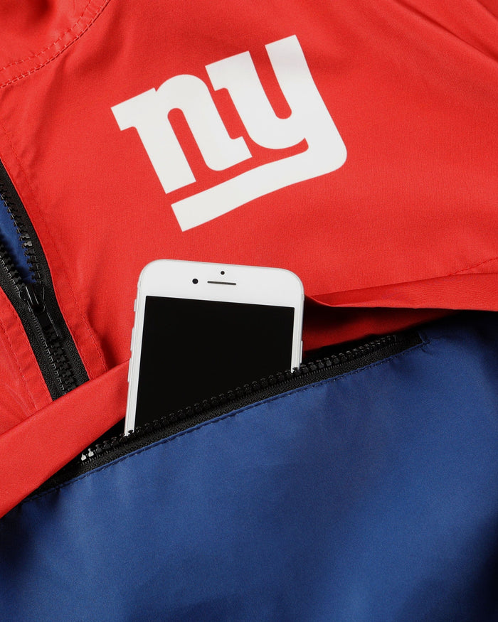 New York Giants Womens Winning Play Windbreaker FOCO - FOCO.com