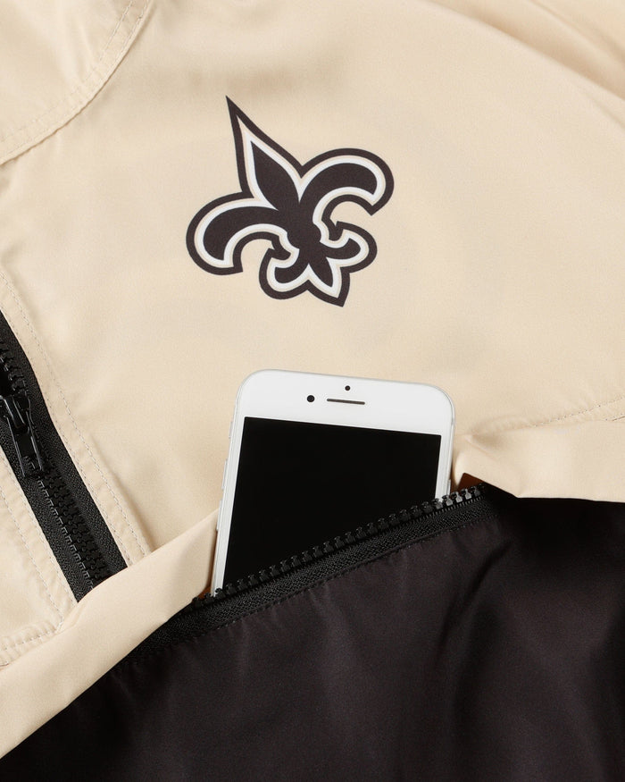 New Orleans Saints Womens Winning Play Windbreaker FOCO - FOCO.com