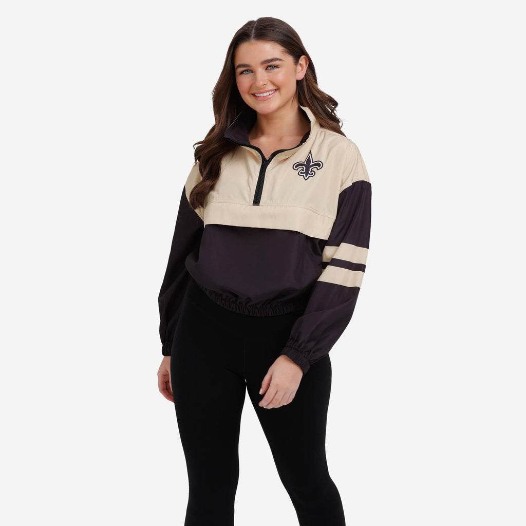 New Orleans Saints Womens Winning Play Windbreaker FOCO S - FOCO.com