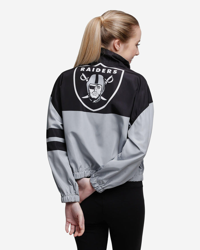 Las Vegas Raiders Womens Winning Play Windbreaker FOCO - FOCO.com