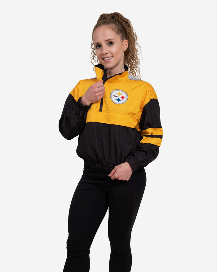 Pittsburgh Steelers Womens Winning Play Windbreaker FOCO S - FOCO.com