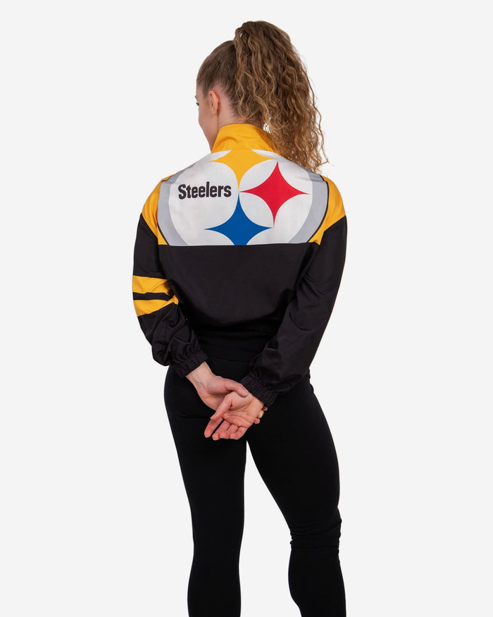 Pittsburgh Steelers Womens Winning Play Windbreaker FOCO - FOCO.com