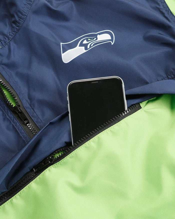 Seattle Seahawks Womens Winning Play Windbreaker FOCO - FOCO.com