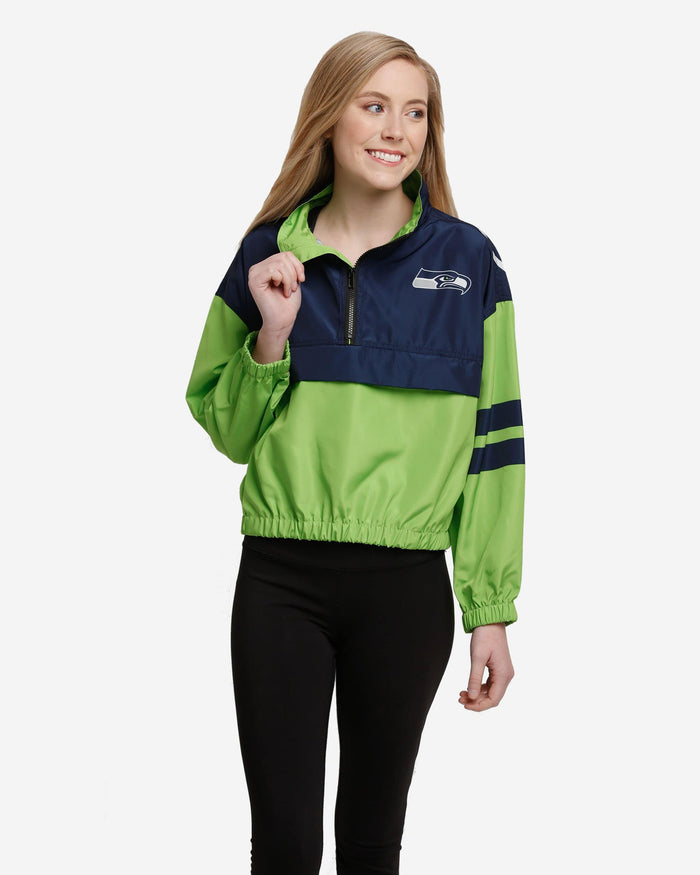 Seattle Seahawks Womens Winning Play Windbreaker FOCO S - FOCO.com