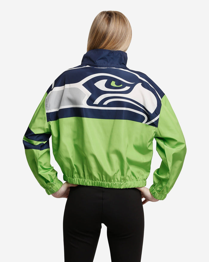 Seattle Seahawks Womens Winning Play Windbreaker FOCO - FOCO.com