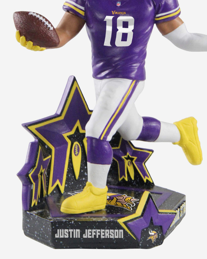 Justin Jefferson Minnesota Vikings Rising Star Bobblehead FOCO - FOCO.com