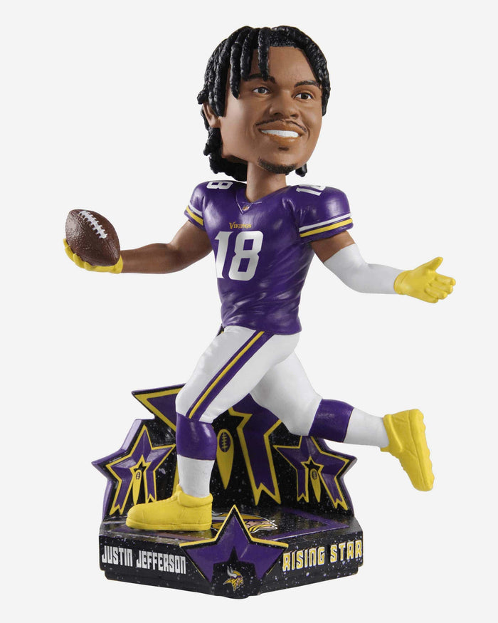 Justin Jefferson Minnesota Vikings Rising Star Bobblehead FOCO - FOCO.com