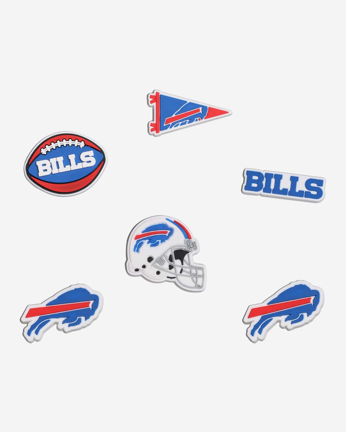 Buffalo Bills 6 Pack Team Clog Charms FOCO - FOCO.com