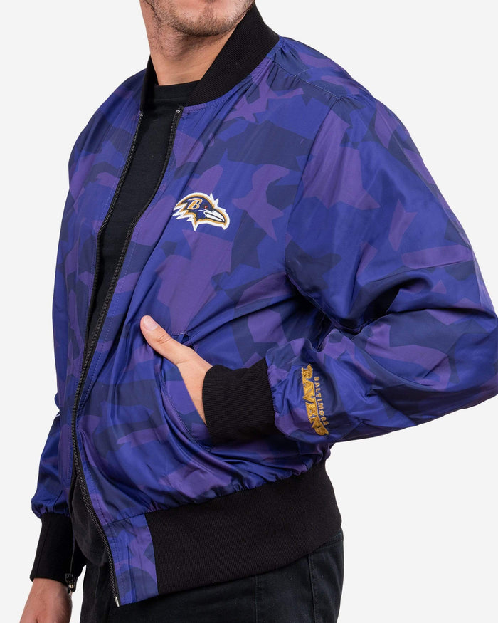 Baltimore Ravens Camo Bomber Jacket FOCO - FOCO.com