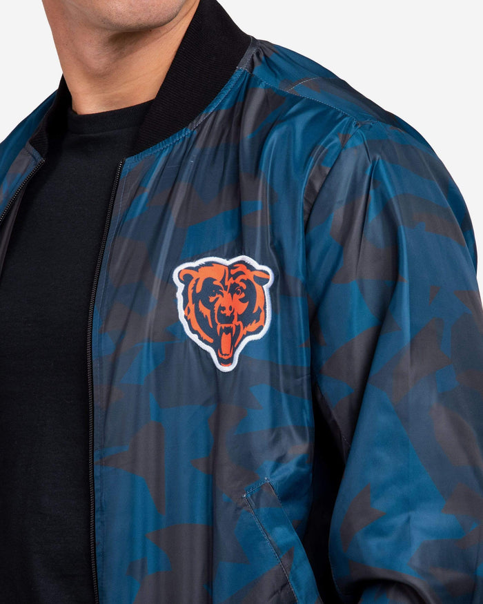 Chicago Bears Camo Bomber Jacket FOCO - FOCO.com