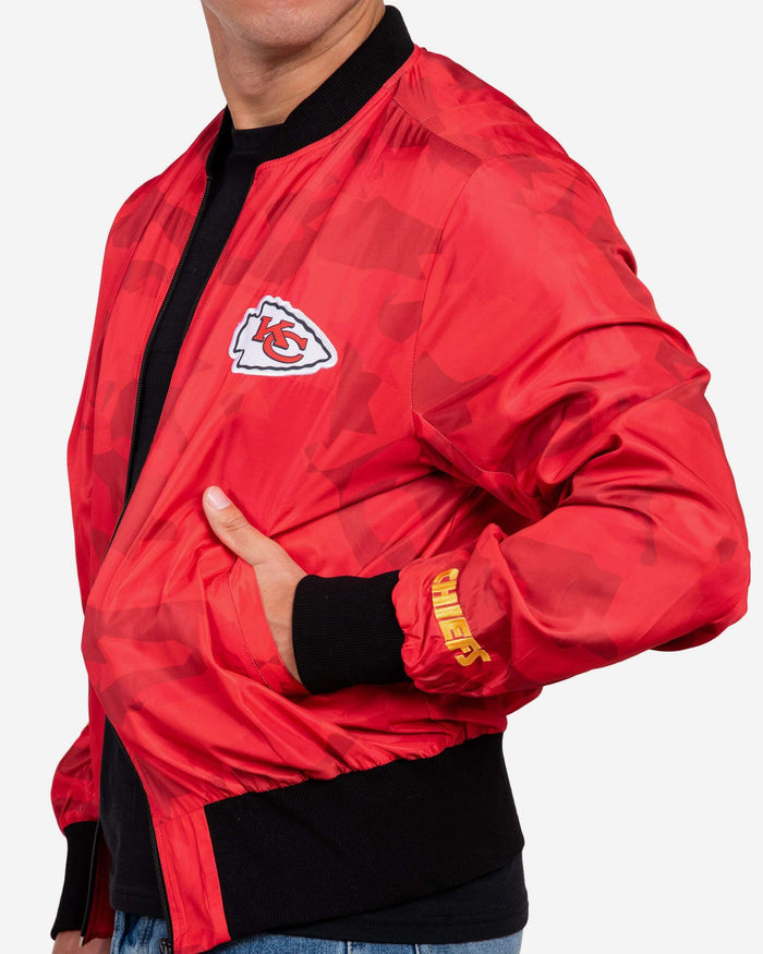 Kansas City Chiefs Camo Bomber Jacket FOCO - FOCO.com