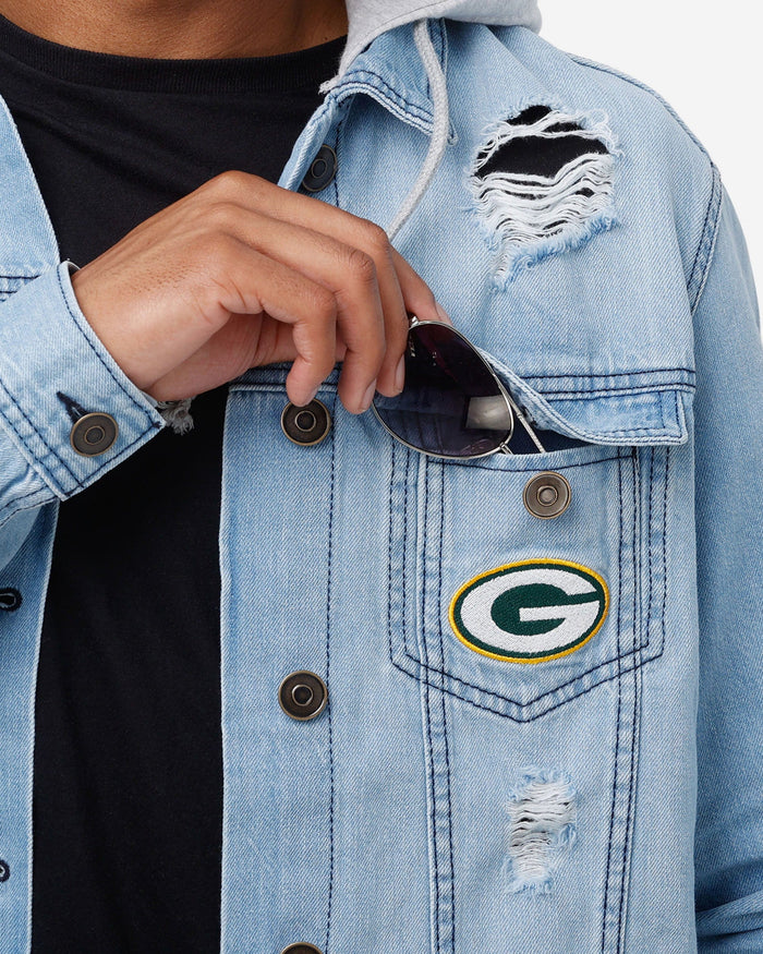 Green Bay Packers Denim Days Jacket FOCO - FOCO.com