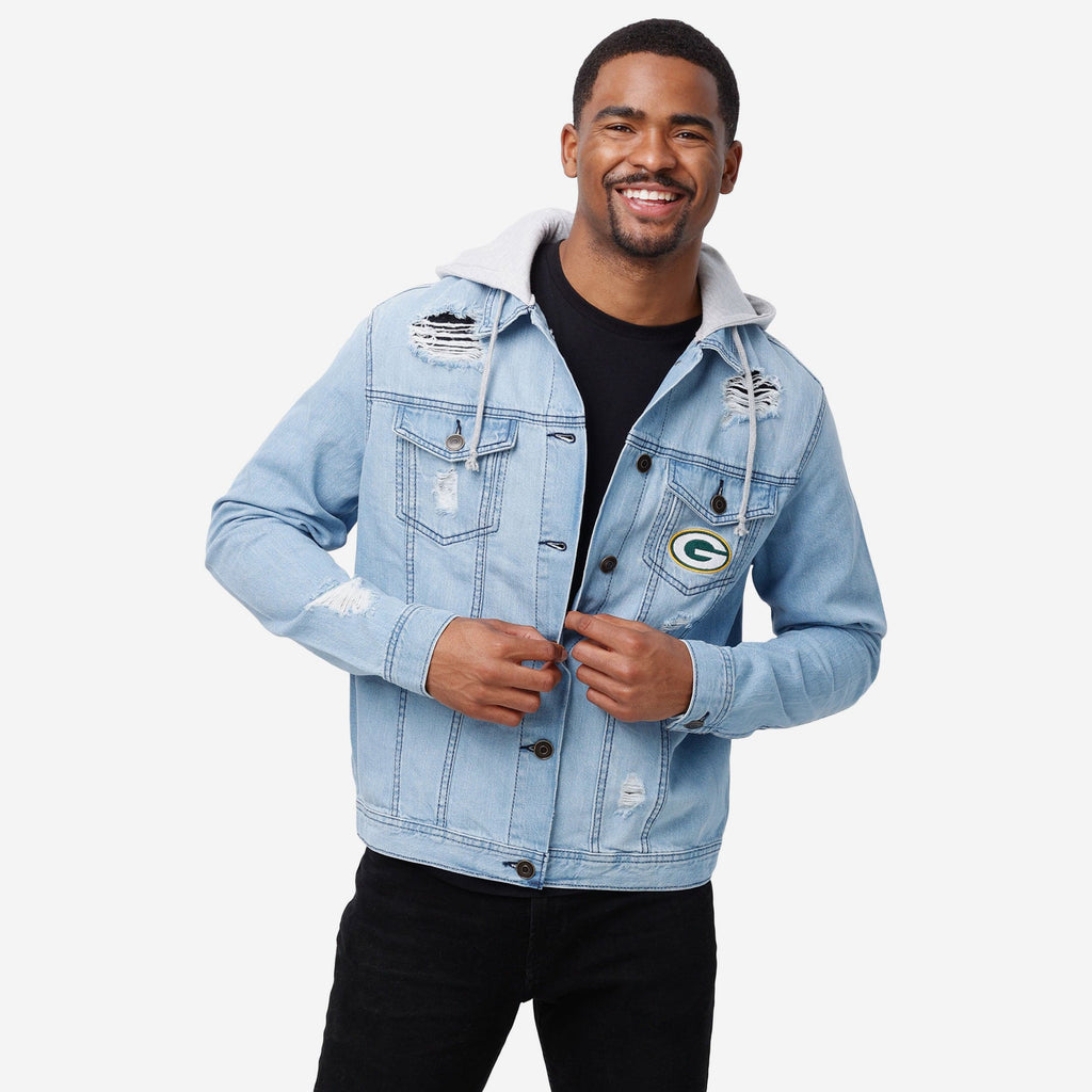 Green Bay Packers Denim Days Jacket FOCO S - FOCO.com