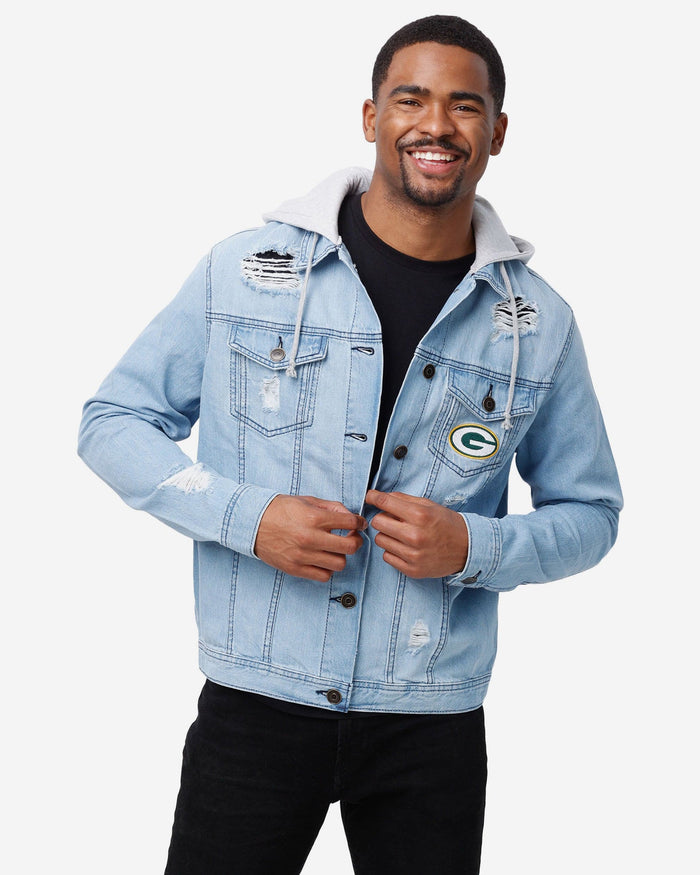 Green Bay Packers Denim Days Jacket FOCO S - FOCO.com