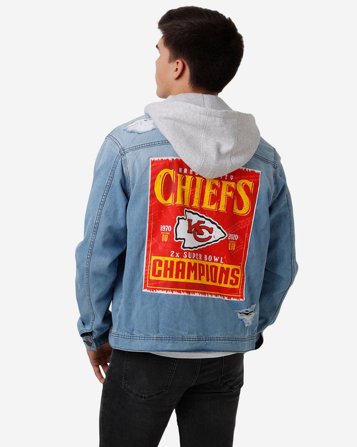 Kansas City Chiefs Denim Days Jacket FOCO - FOCO.com