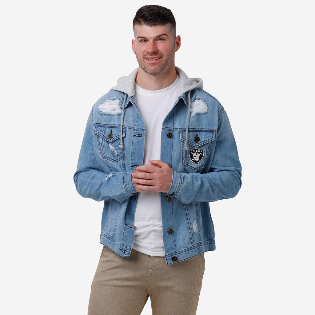 Las Vegas Raiders Denim Days Jacket FOCO S - FOCO.com