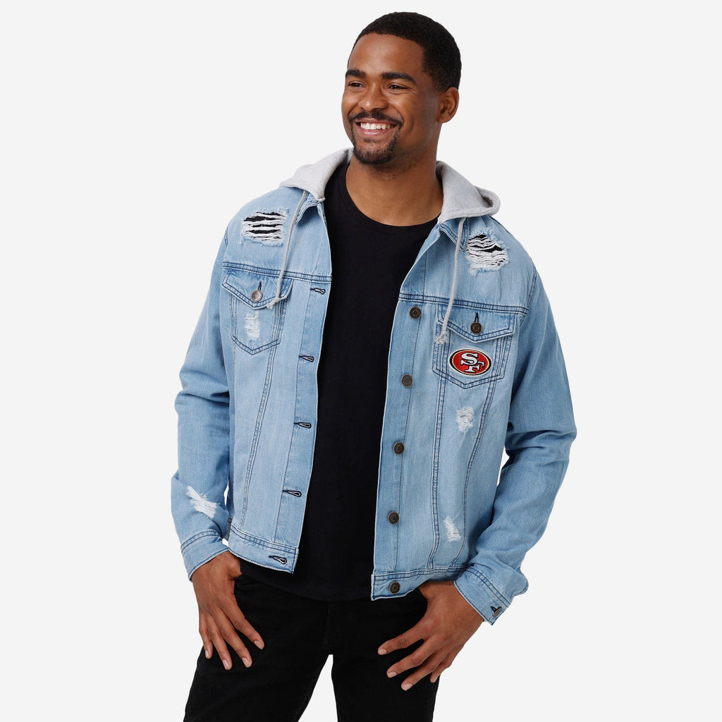 San Francisco 49ers Denim Days Jacket FOCO S - FOCO.com