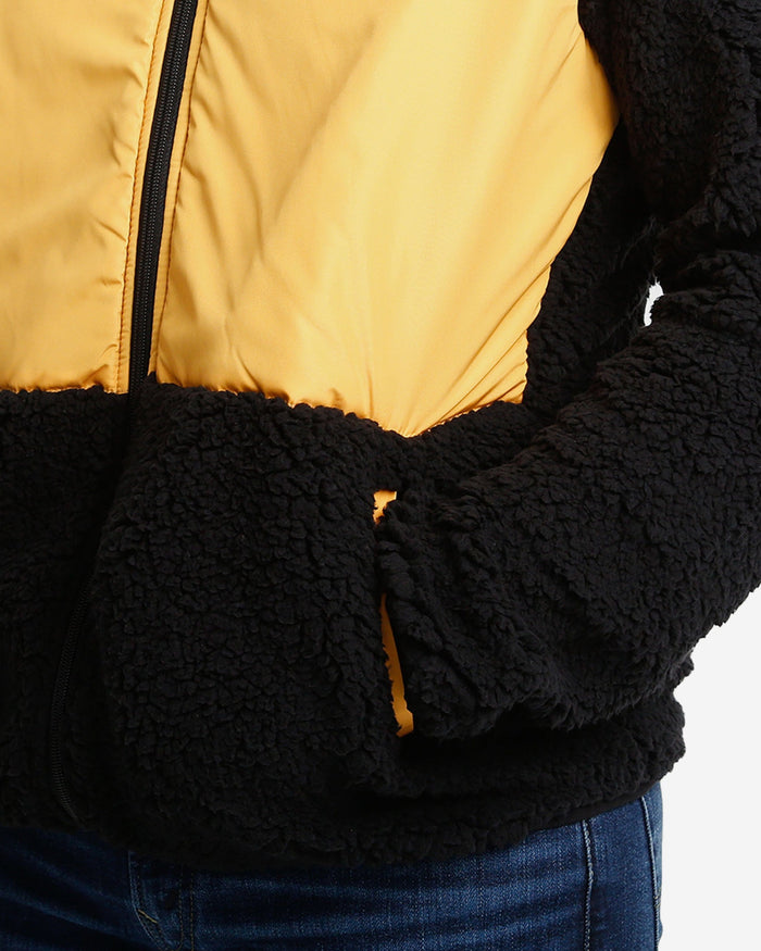 Pittsburgh Steelers Sherpa Soft Zip Up Jacket FOCO - FOCO.com