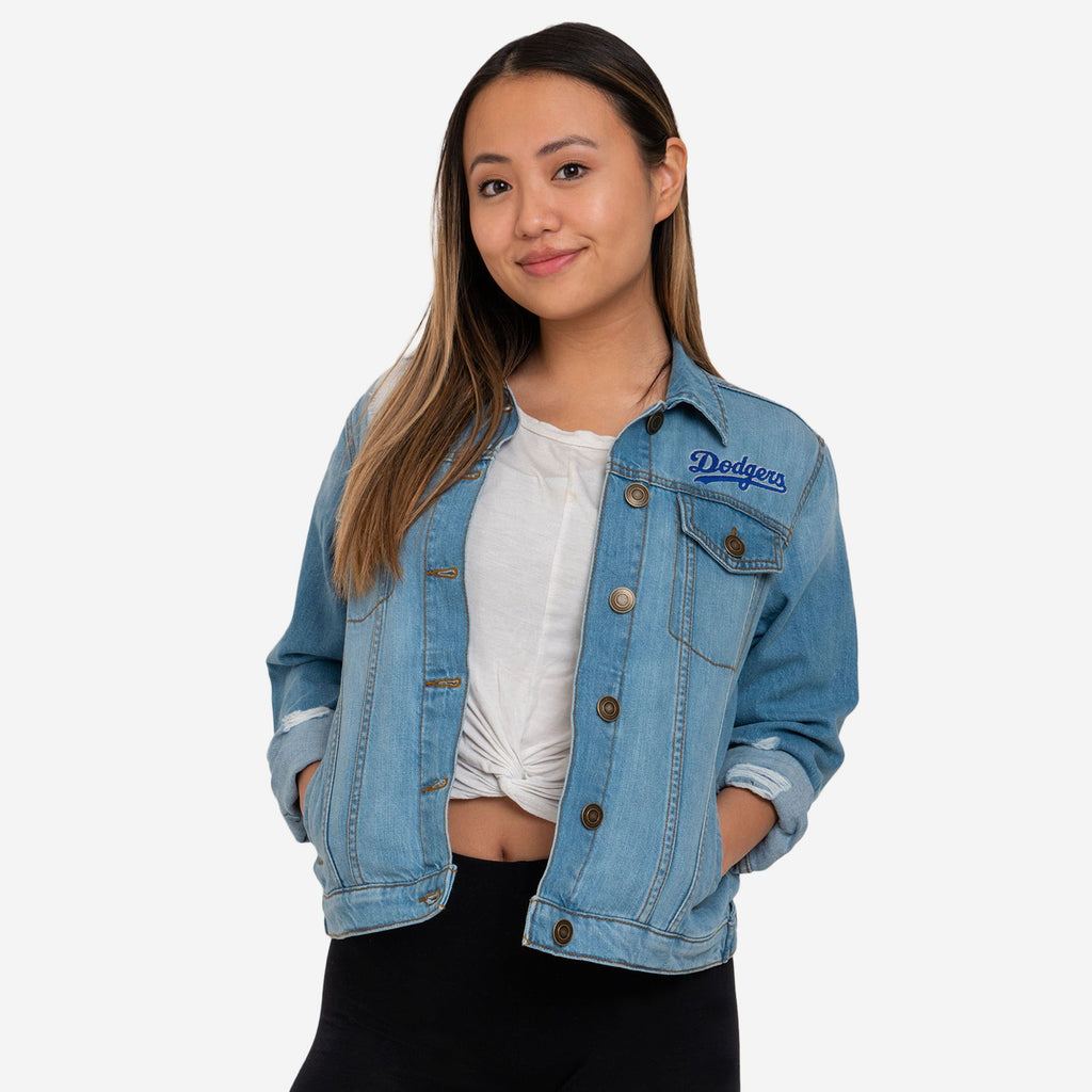 Los Angeles Dodgers Womens Denim Days Jacket FOCO S - FOCO.com