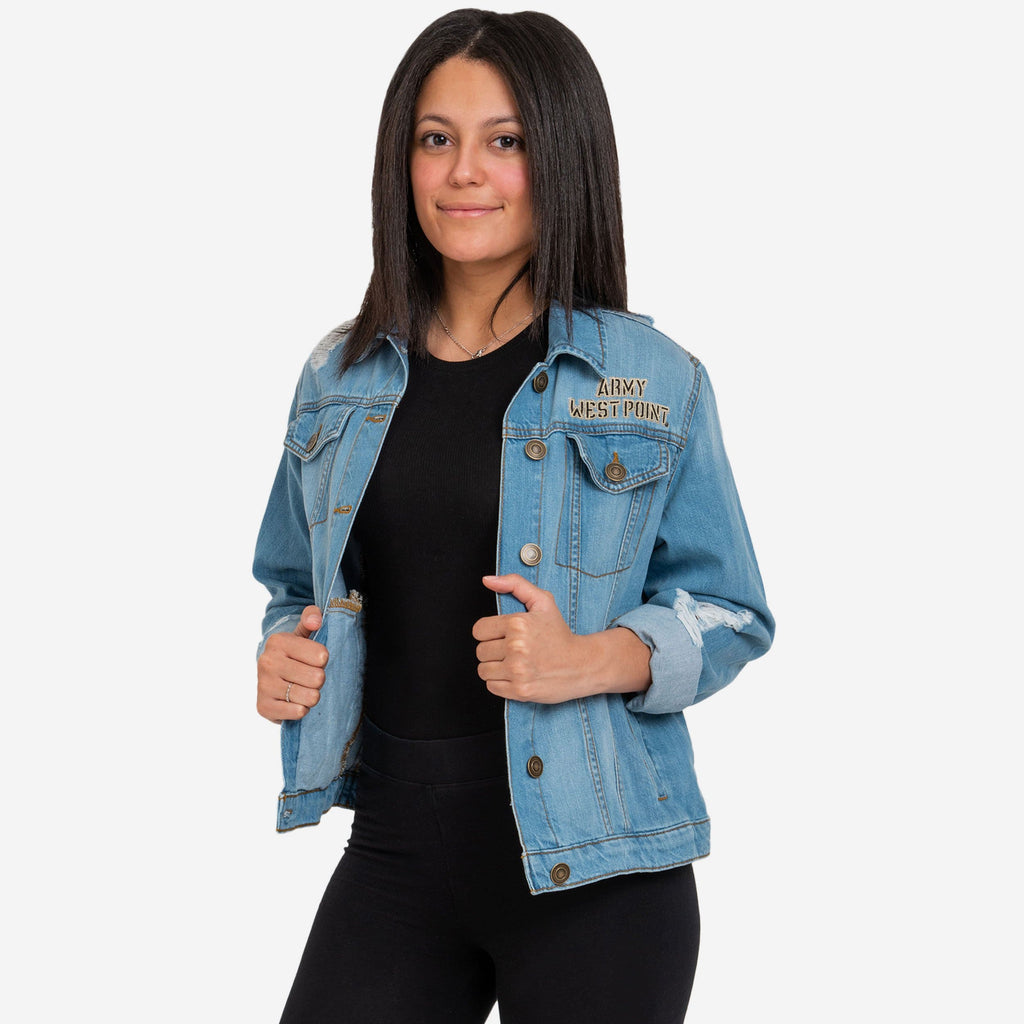 Army Black Knights Womens Denim Days Jacket FOCO S - FOCO.com