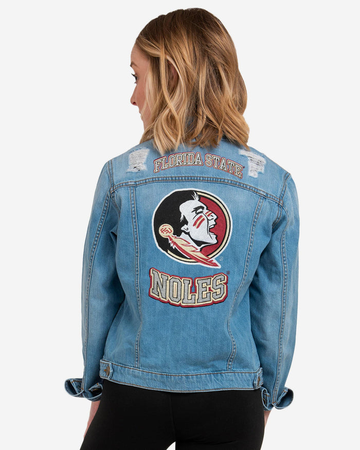 Florida State Seminoles Womens Denim Days Jacket FOCO - FOCO.com