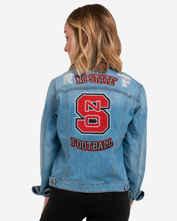 NC State Wolfpack Womens Denim Days Jacket FOCO - FOCO.com