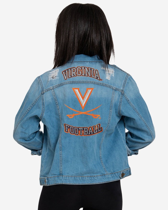 Virginia Cavaliers Womens Denim Days Jacket FOCO - FOCO.com