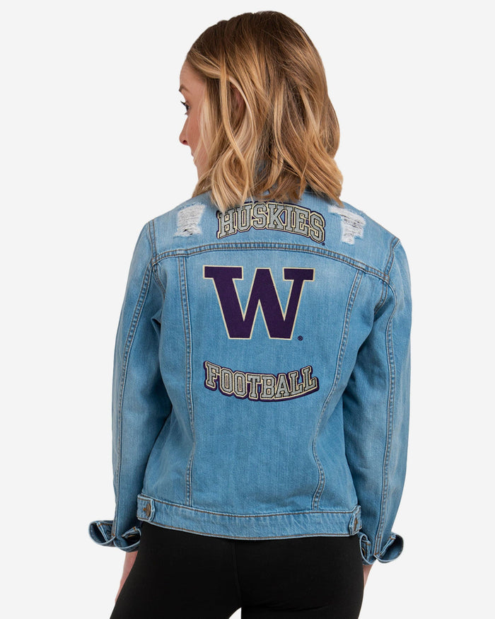 Washington Huskies Womens Denim Days Jacket FOCO - FOCO.com