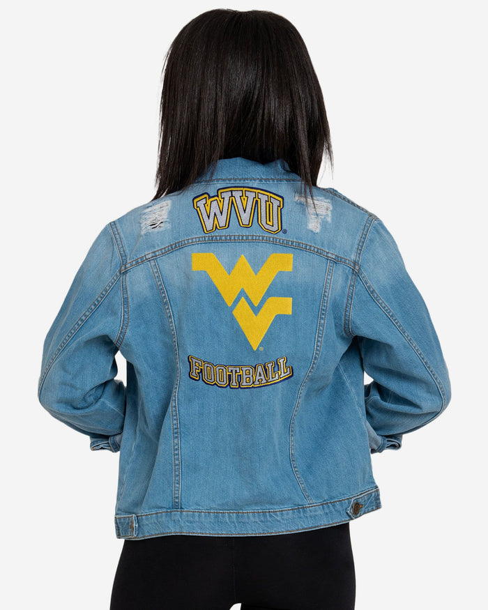 West Virginia Mountaineers Womens Denim Days Jacket FOCO - FOCO.com