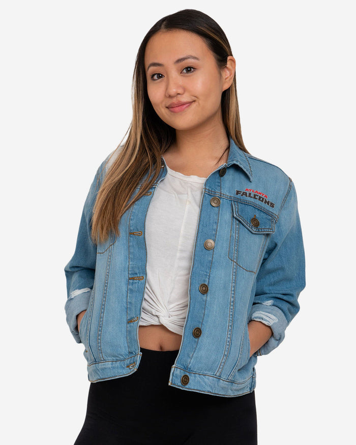 Atlanta Falcons Womens Denim Days Jacket FOCO S - FOCO.com