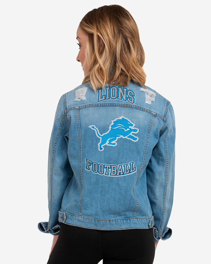 Detroit Lions Womens Denim Days Jacket FOCO - FOCO.com