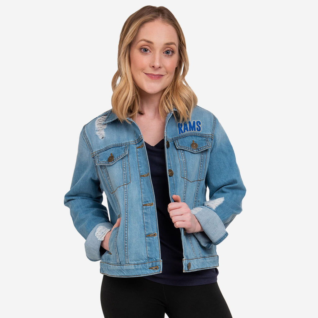 Los Angeles Rams Womens Denim Days Jacket FOCO S - FOCO.com