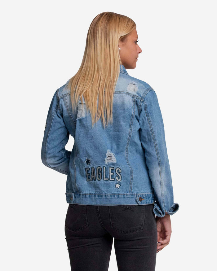 Philadelphia Eagles Womens Denim Jacket FOCO - FOCO.com