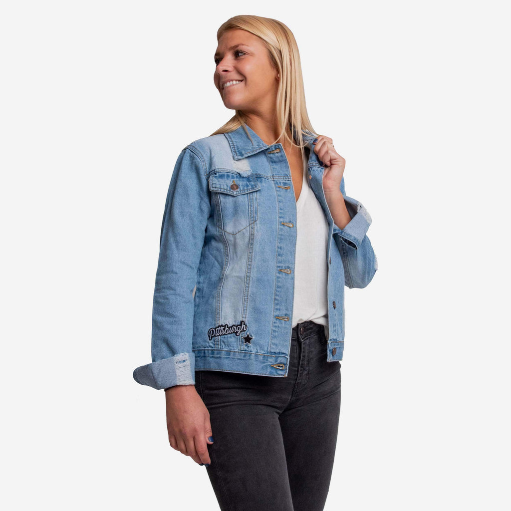 Pittsburgh Steelers Womens Denim Jacket FOCO S - FOCO.com
