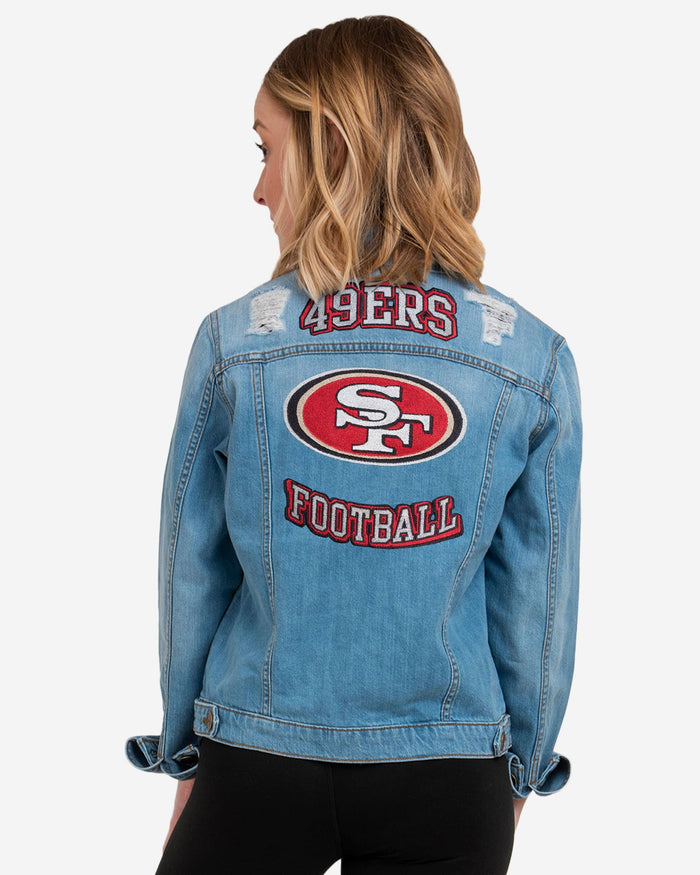 San Francisco 49ers Womens Denim Days Jacket FOCO - FOCO.com