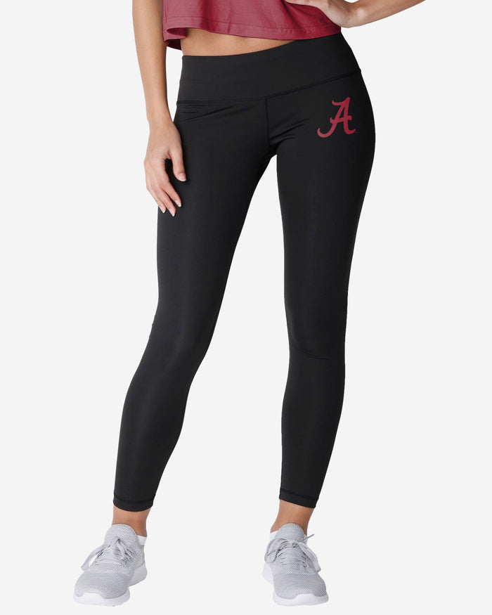 Alabama Crimson Tide Womens Calf Logo Black Legging FOCO S - FOCO.com