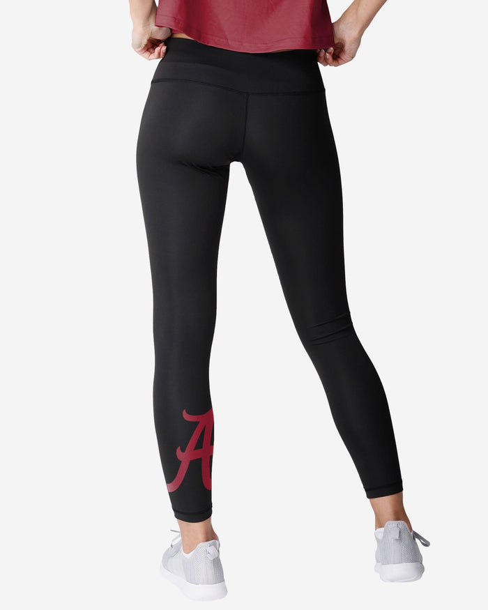 Alabama Crimson Tide Womens Calf Logo Black Legging FOCO - FOCO.com