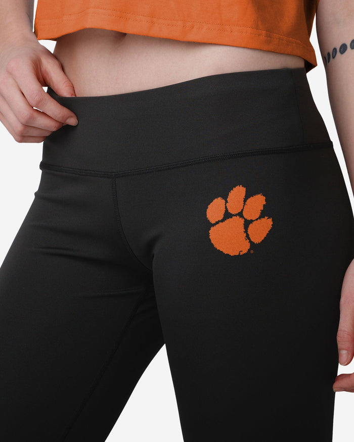 Clemson Tigers Womens Calf Logo Black Legging FOCO - FOCO.com